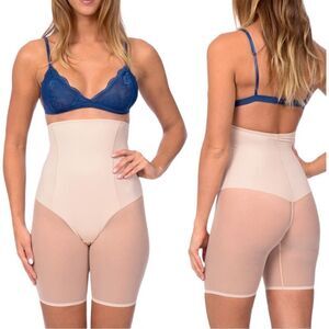Body Beautiful Extra High Waist Shaper with Targeted Double Front Smooth…